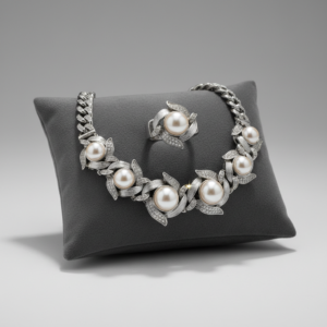 Elara Pearl Bridal Set