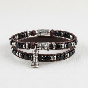 Rook Leather Wrap Bracelet
